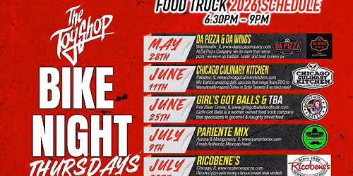 BIKE NIGHT THURSDAYS W\/ EZ BACHI AUGUST 6TH