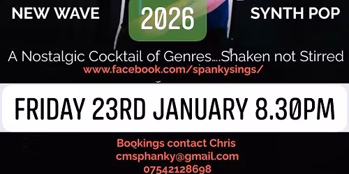 Sphanky Live: The Fir Tree New Arley : CV9 8GW : 2026