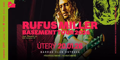 RUFUS MILLER (UK) - Ostrava\/Barr\u00e1k