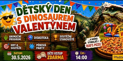 D\u011aTSK\u00dd DEN S DINOSAUREM VALENT\u00ddNEM \ud83e\udd96