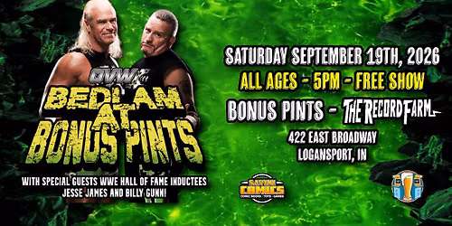 OVW Bedlam at Bonus Pints 3 with special guests The New Age Outlaws