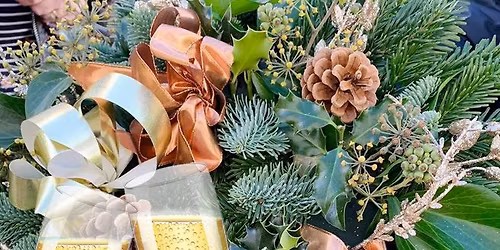 Wreath Making Workshop with Added Fizz