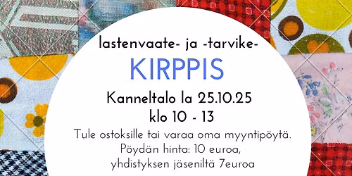 Lastenvaate ja -tarvikekirppis