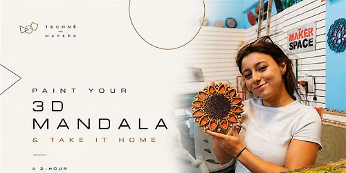Paint Your 3D Mandala & Take It Home