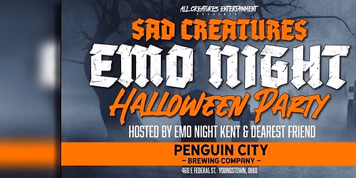 Sad Creatures Emo Night Halloween Party