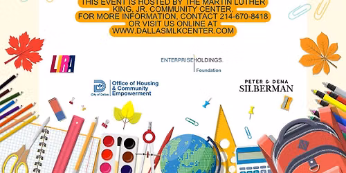 MLK Back to School (Drive-Thru) Festival