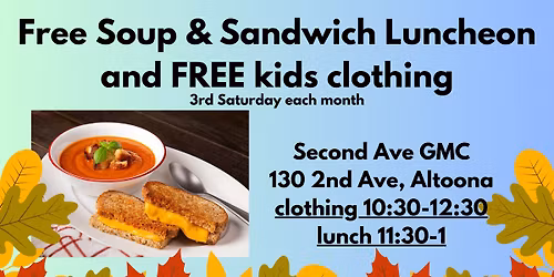 Free Luncheon & Kids Clothing