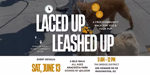 Laced Up, Leashed Up: Free Community Dog Walk