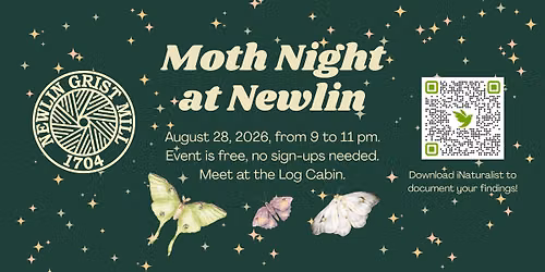 Moth Night at Newlin - August 28