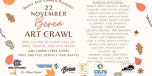 Berea Arts Council Presents: the Berea Art Crawl