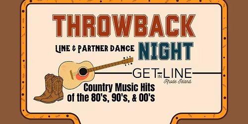 Throwback Line Dance Event - Warwick, RI