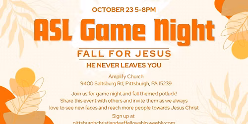 ASL Game Night (Amplify)