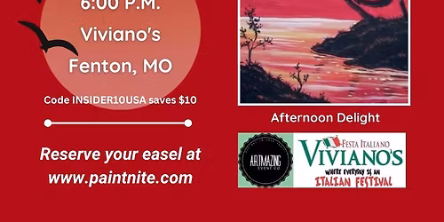 04\/21\/2026 Paint Nite at Viviano\u2019s in Fenton, MO