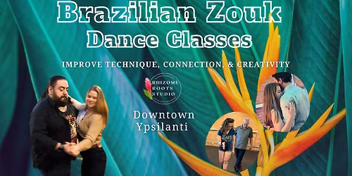 Brazilian Zouk Dance (Beginner & Intermediate) Worskhop