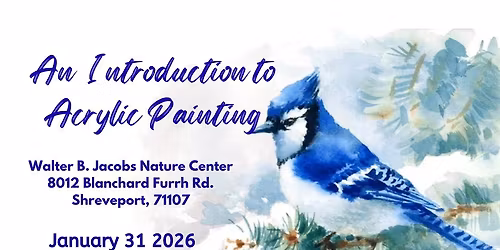 An Introduction to Acrylic Painting-Blue Jay