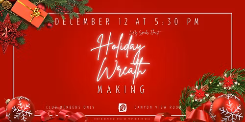 Holiday Wreath Making