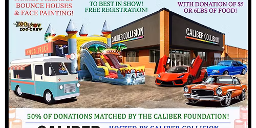 Caliber\u2019s Wheels For Meals Car Show