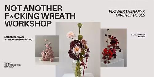 Sculptural flower arrangement workshop