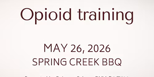 May MCVMA Meeting: Opioid Training