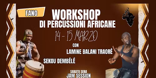 RITMI DEL MALI : Workshop di Percussioni Africane