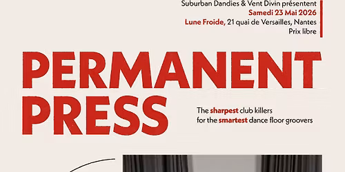 PERMANENT PRESS Round 14