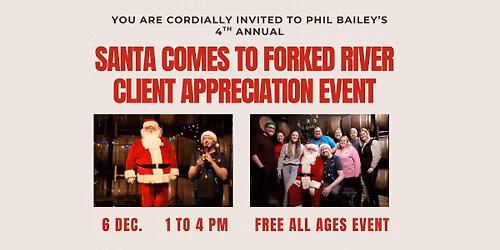 Phil Bailey's 4th Annual Santa Comes to Forked River