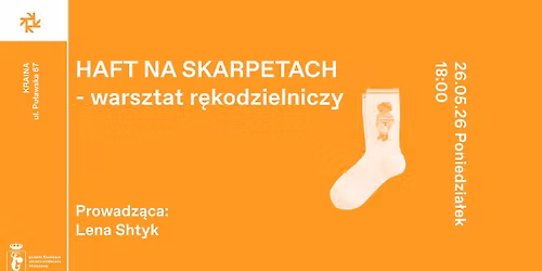 Haft na skarpetach - warsztat r\u0119kodzielniczy
