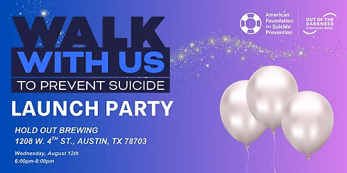 Austin Out of the Darkness Walk Launch Party