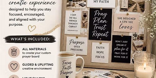 WALKING IN PURPOSE \u2728 A Prayer Board Experience at Xtra Crafty