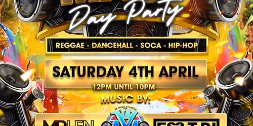 'SATURDAY MASS'DAY PARTY - Reggae x Dancehall x Soca x HipHop