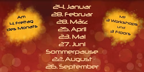Fiesta Bachata - 3 Workshops und 3 Floors