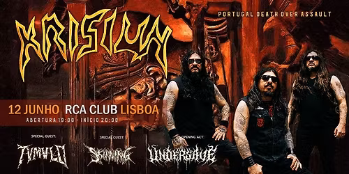 KRISIUN -"Portugal Death Over Assault" - LISBOA