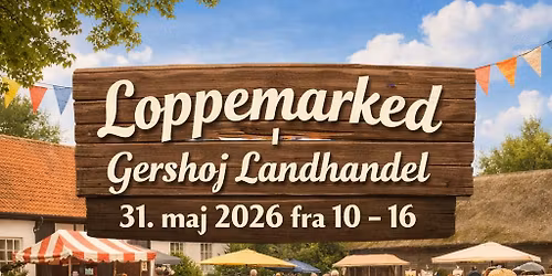 Loppemarked i Landhandlen