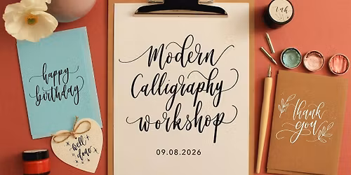 Beginners Dip Pen Modern Calligraphy Workshop