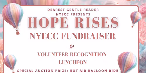 Hope Rises NyECC Fundraiser & Volunteer Recognition Luncheon