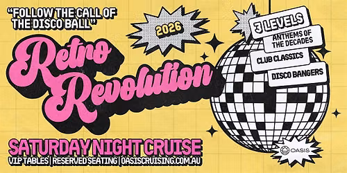 OASIS Retro Revolution. Dance through the decades - Saturday 21st November