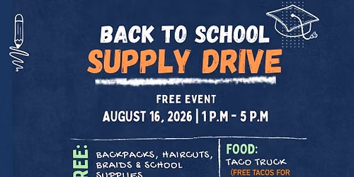 Back To School Supply Drive