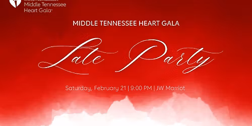 Middle Tennessee Heart Gala Late Party