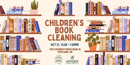 Community Book Cleaning for SMART Reading Portland