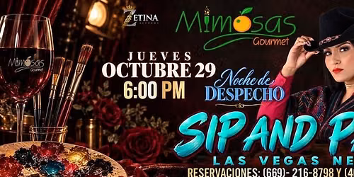 SIP AND PAINT - LILI ZETINA EN LAS VEGAS 