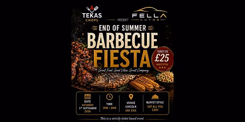 END OF SUMMER Barbecue Fiesta