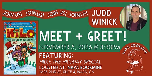 Meet + Greet: Hilo: The Hiloday Special by Judd Winick