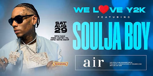 Soulja Boy Live at Air DC - The Biggest Y2K Party Ever
