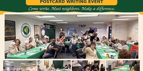 Fighting For Lower Property Taxes: Postcard Writing Event