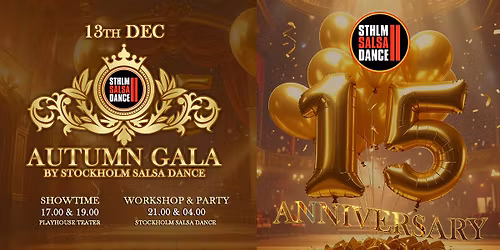Autumn Gala by Stockholm Salsa Dance December 13th! Shows, Workshop & Party!