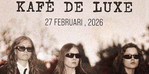 Svart Rid\u00e5 + Misfit Maniacs live p\u00e5 Kaf\u00e9 de luxe