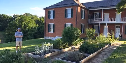 Greet Greg the Gardener at the Pry House