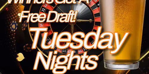 Draft Roulette & Free to Play Poker Club Every Tuesday
