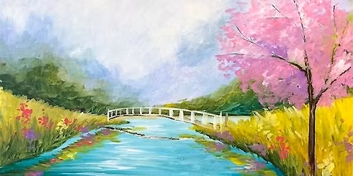 Toledo Paint and Sip Party - Spring Bridge Over Water