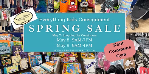 Creme Brulee Kids Spring Sale - May 8-9 